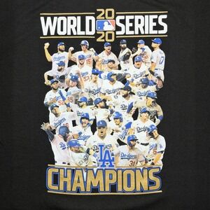 LA Dodgers 2020 world series champions shirt